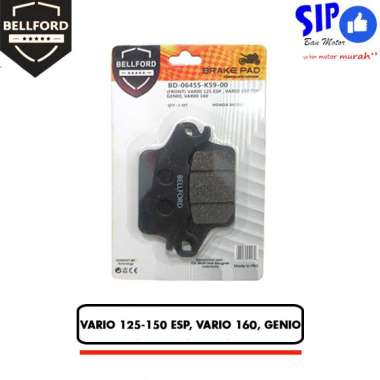 Kampas rem depan Vario 125, Vario 150, Vario 160, GENIO Dispad Bellford