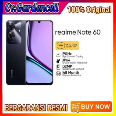 Realme Note 60 Ram 6/128GB Garansi Resmi HITAM MARMER