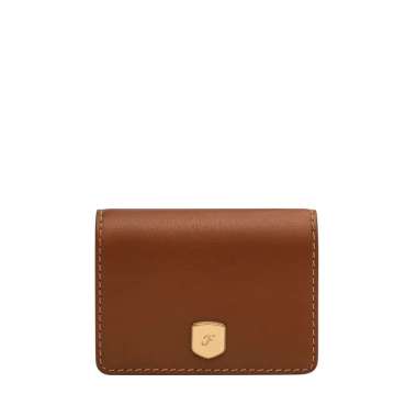 Fossil Lennox Leather Small Medium Brown Dompet Wanita SL10065-200