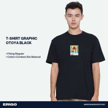 Erigo T-Shirt Graphic Otoya Black M
