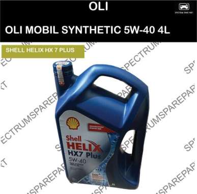 OLI MOBIL SHELL HELIX HX7 PLUS SYNTHETIC 5W-40 4L BENSIN