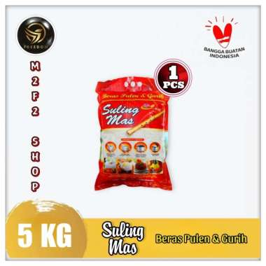 Suling Mas Beras Putih Pulen & Gurih Premium IR 64 - 5 kg (Kemasan Satuan)