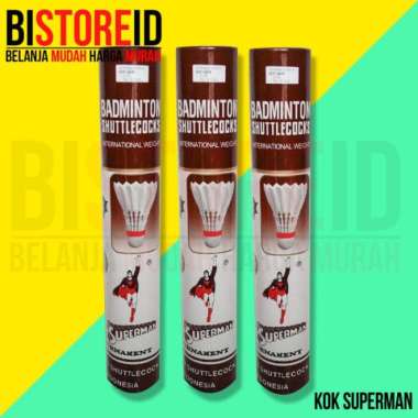Kok Superman Shuttlecock Superman Coklat