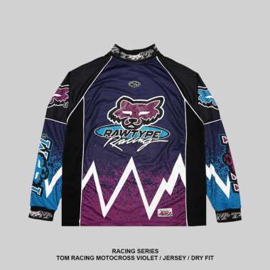 RAWTYPE RIOT Tom Racing Motocross Jersey - Violet M