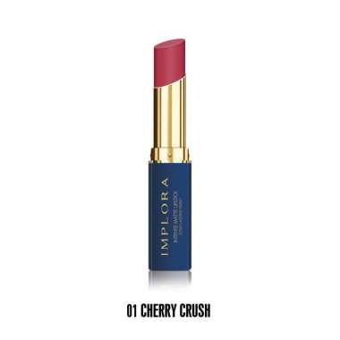 IMPLORA Lip Matte Intense -Implora Lipstik 01 Cherry Rush