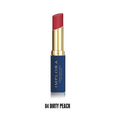 IMPLORA Lip Matte Intense -Implora Lipstik 04 Dirty Peach