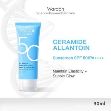 SUNSCREEN Wardah UV Shield Aqua Fresh Essence SPF 50 Sunblock 30 ML
