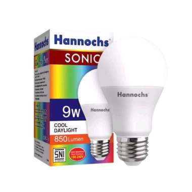 Bola Lampu Led Hannochs Sonic 9 Watt Bohlam Hannochs Led Sonic 9 W