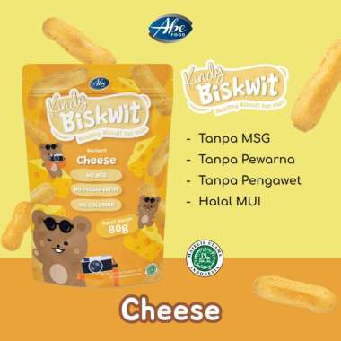 Abe Food Kindy Biscuit /Biskuit Sehat/ Snack Anak, Rasa Cheese