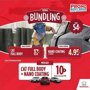 Jasa perbaikan body & cat mobil full body, free nano ceramic coating