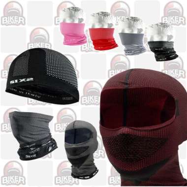 Balaclava SIX2 - Masker Ninja DBX Helm Cap SCX Neck Tube TBX Helmcup Buff Grey
