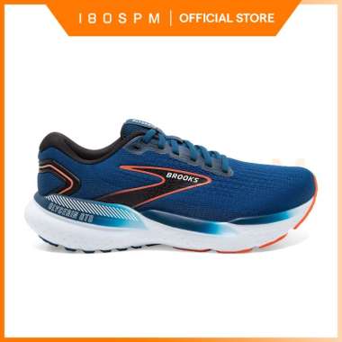 BROOKS - Men's Glycerin GTS 21 - Blue Opal / Black / Nasturtium | Sepatu Lari Pria 42.5