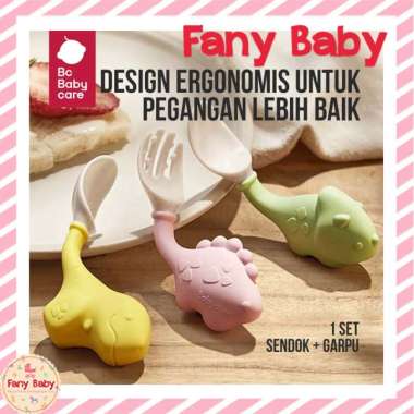 BC BABYCARE DINO LEARNING SPOON FORK SET