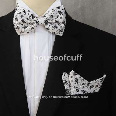 houseofcuff dasi kupu pocket square saputangan pria motif 005 Bowtie
