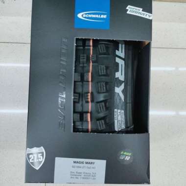 BAN LUAR SCHWALBE MAGIC MARY 27.5 X 2.40 HITAM LIST ORANGE