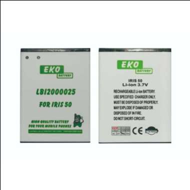 BATERAI EKO LAVA IRIS 50 BERGARANSI