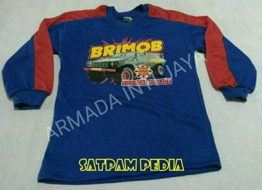 Kaos Anak Gambar Brimob Top - Kaos Anak Brimob XXL