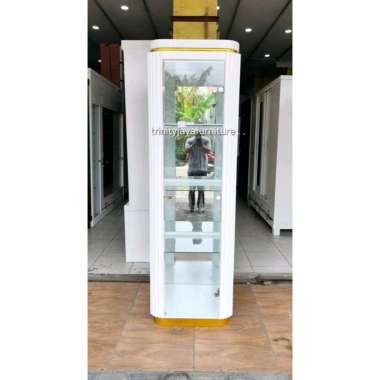 Lemari Hias Lemari Pajangan Bahan Multiplek/trinityjayafurniture