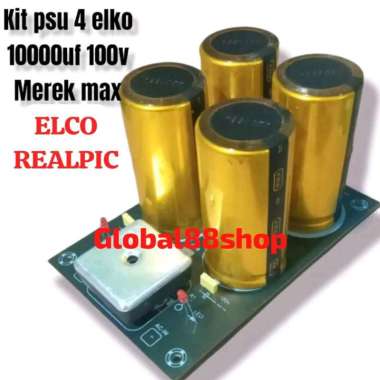 ORIGINAL KIT PSU 4 ELCO 10000uf80v 10000UF 80V ori 10000mk80v 10000mikro80v 10.000uf80v 10.000mk80v 