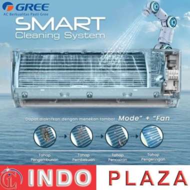 AC GREE 2 PK GWC-18M005 SMART CLEANING