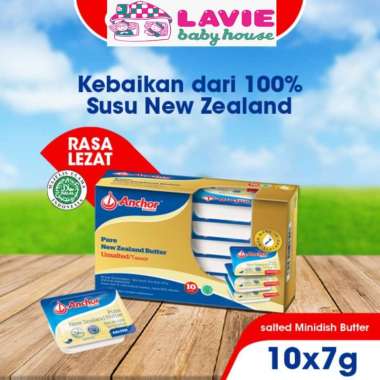Anchor Minidish Mentega (Butter)10 x 7g Salted