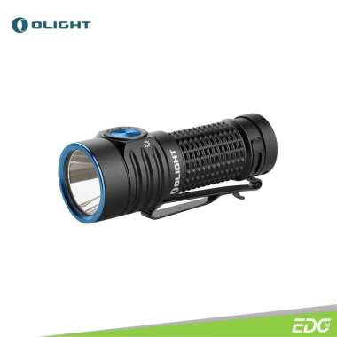 Olight Baton Turbo Black 1000lm 510m Rechargeable Flashlight Senter Mini LED