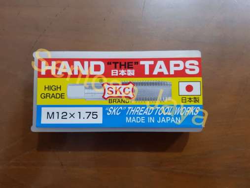 SKC Hand Tap / Mata Tap Drat / Alat Pembuat Drat / Mata Bor Drat M12 x 1,75