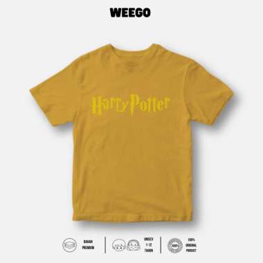 WEEGO - Kaos Anak Lengan Pendek - Motif Karakter Harry Potter - Unisek Untuk Anak Laki Laki Perempua