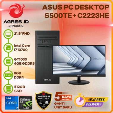 Asus PC Desktop S500TE I7 13700 GT1030 8Gb 512Gb + LED 21.5" C2223HE