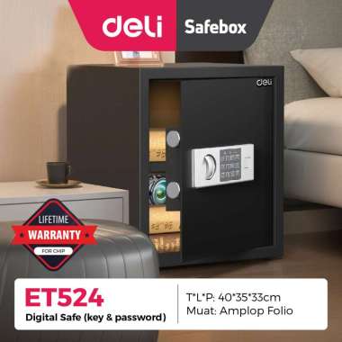 Deli Safe Box ET524 - Brankas Digital Terpercaya