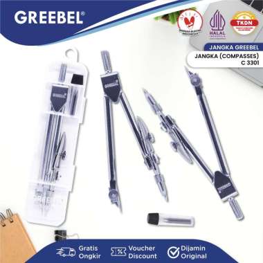 YDS 365 Greebel Jangka Set | Jangka Besi | Jangka Plus Pensil | Greebel Jangka C 3301
