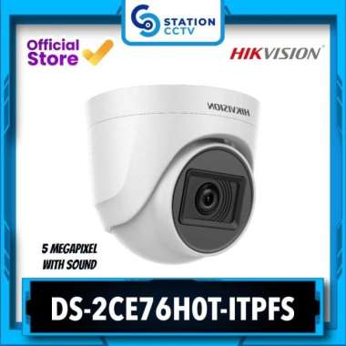 NEW CCTV Hikvision DS-2CE76H0T-ITPFS / Indoor Camera 5 MP with Sound