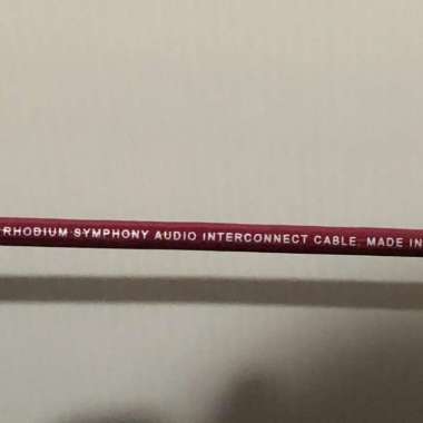 Interconnect cable Black rhodium symphony Red ( made in england )