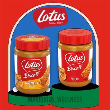 LOTUS BISCOFF Spread Crunchy Selai Lotus Biscoff Crunchy 380gr