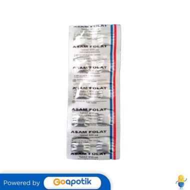ASAM FOLAT NOVAPHARIN 400 MCG STRIP 10 TABLET