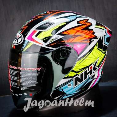 NHK R1 ELITE ALONSO #1 | STAR WHITE |SINGLE VISOR | HELMET HALFFACE STANDART L
