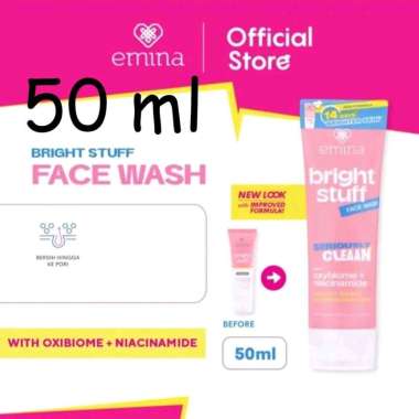 Emina Bright Stuff Face Wash - Sabun Cuci Muka Glowing 50 ml