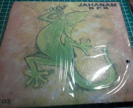 Karet Bintik Panjang Jahanam GPK OX Tenis Meja Merah