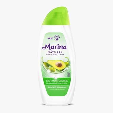Marina Hand And Body Lotion Natural 190 mL Hijau