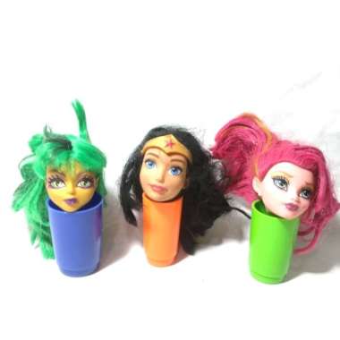 Barbie Mix Wonder Woman Mainan Boneka Figure Toys Head Doll Kepala Toy