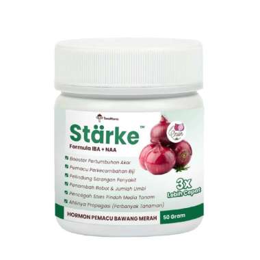 Starke Bawang Rajanya Propagasi Penambah Anakan dan Bobot Umbi Serta Terhindari Dari Penyakit Tanama