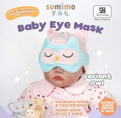 Sumimo Baby Eye Mask / Penutup Pelindung Mata Bayi Berjemur OWL