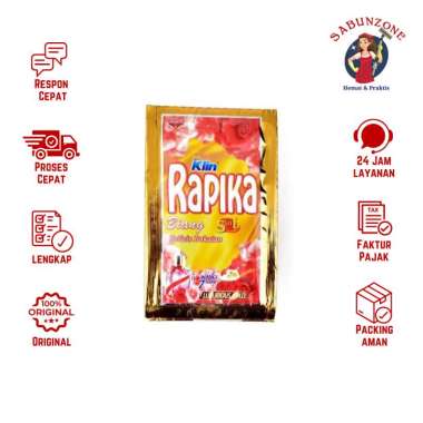 So Klin Rapika Biang Luxurious Gold Pelicin Pewangi Pakaian Sachet 8 ml