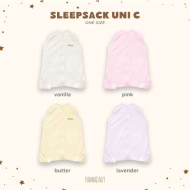 BOHOPANNA - PANNADAILY - SLEEPSACK - Bedong Bayi - Selimut Bayi ONE SIZE PINK