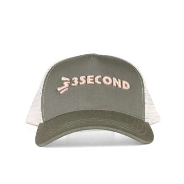 3Second Men's Trucker Hat Polyester Chai OL-C171224 Green