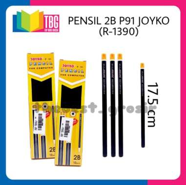 2 PACK (24 PCS) PENSIL 2B P91 JOYKO / 1 PCS PENSIL 2B HEXAGONAL JOYKO / PENCIL 2B JOYKO (R-1390)