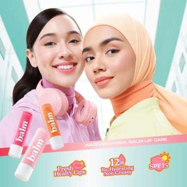 Wardah Hydrabalm Lip Care 4gr Spf 15 - Pelembab Bibir Multivitamin Strawberry