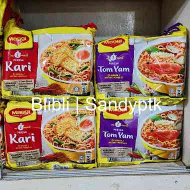 Mi Maggi Mie Megi Magi Maggie Noodle Perisa Kare Tom Yam TomYum Kari Curry Malaysia Kari