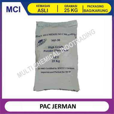 POLY ALUMUNIUM CHLORIDE GERMAN / PAC JERMAN PENJERNIH AIR / POLY AMULINIUM KLORIDE - 1 BAG 25 KG