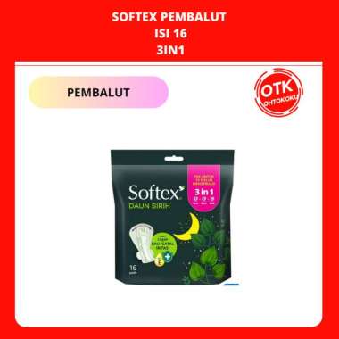 Softex Pembalut Daun Sirih 3in1 | 23cm 4 Pcs | 29cm 6 Pcs | 36 6 Pcs